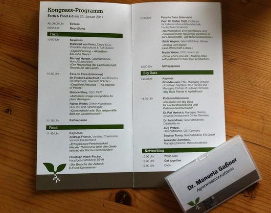 Farm&Food Knogress-Programm 2017 (c) www.einfachzerowasteleben.de