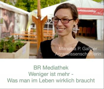 Dr. Manuela P. Gaßner, Agrarwissenschaftlerin, Zero Waste, Postwachstumsökonomie, Transformation, Weniger ist mehr, Urban Gardening