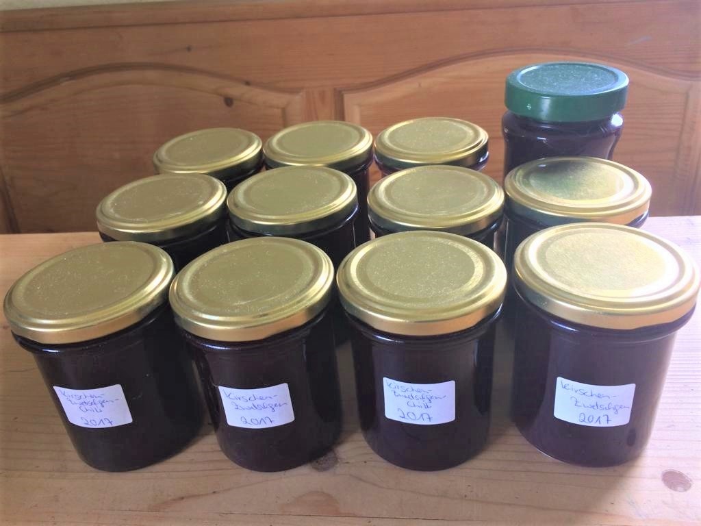 Regional und Saisonal: Kirschen Zwetschgen Marmelade für das ganze Jahr © www.einfachzerowasteleben.de
