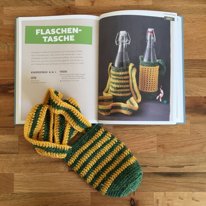 Anleitung Flaschentasche  Taschen machen statt Plastiksachen, Dr. Manuela P. Gaßner Zero Waste, Müllvermeidung, Autorin, Frechverlag www.einfachzerowasteleben.de
